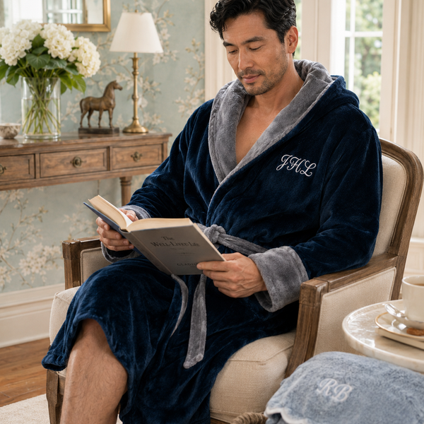 Men’s Robe with Hood – Ultra-Soft Plush Comfort for Everyday Use
