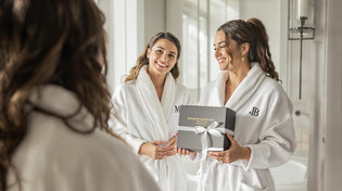  monogrammed bathrobe luxury