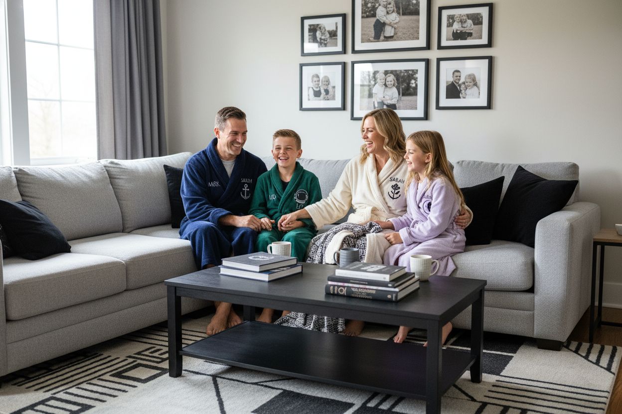 Customizing Family Robes for a Personal Touch at Home