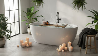 luxury bathroom relaxation