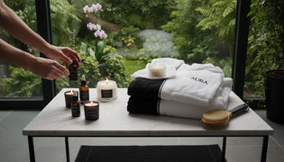 luxury spa set