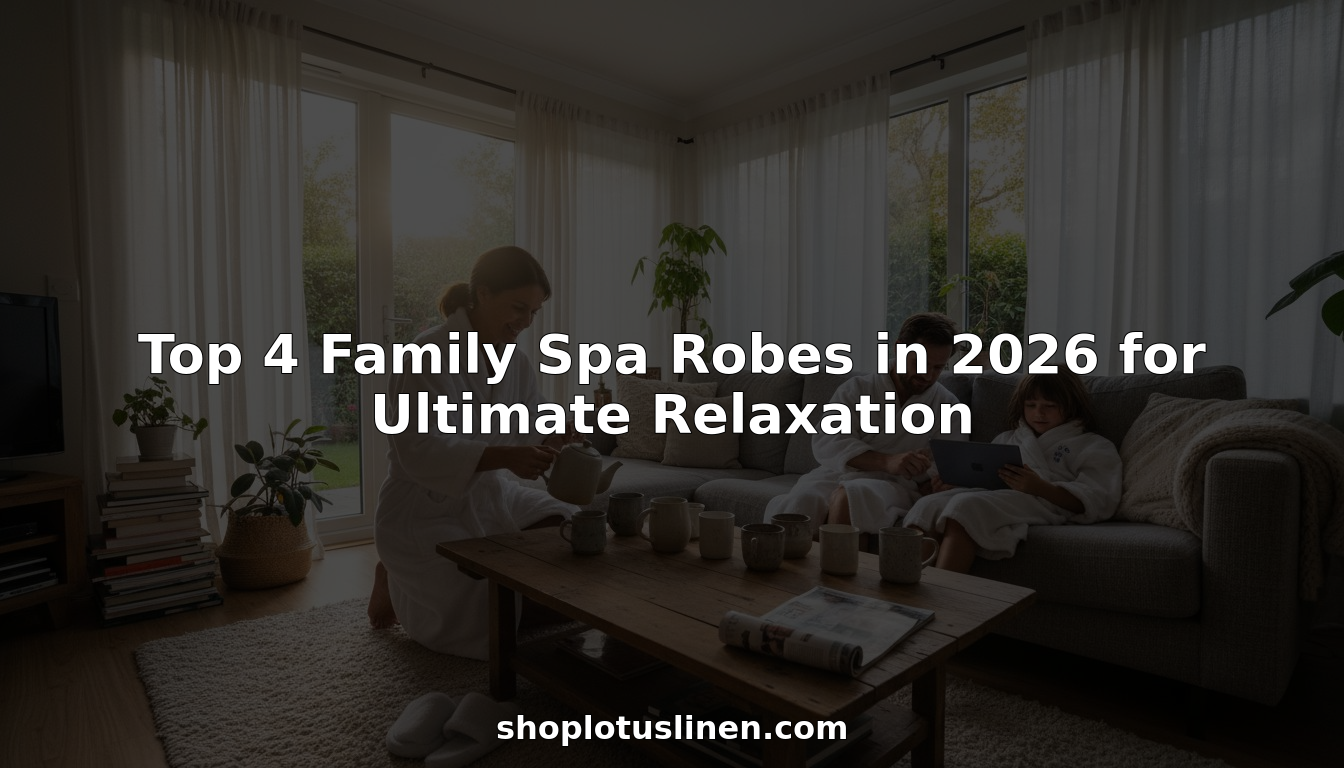 Top 4 Family Spa Robes in 2026 for Ultimate Relaxation
