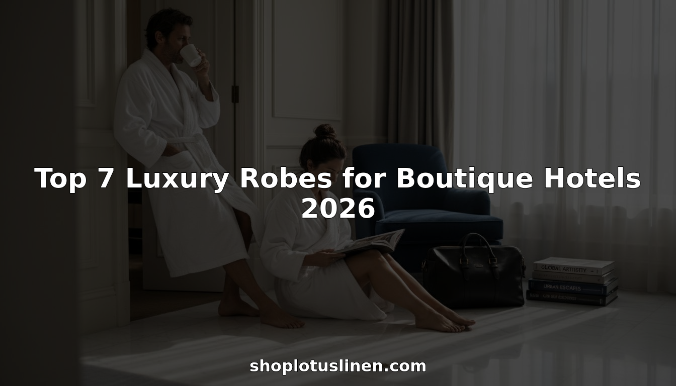 Top 7 Luxury Robes for Boutique Hotels 2026