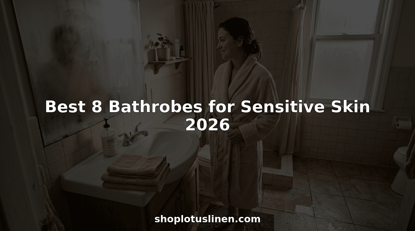Best 8 Bathrobes for Sensitive Skin 2026