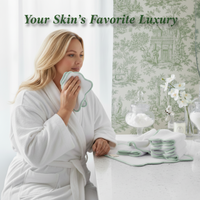 Luxury Cotton Hand Towels with Scallop Piping