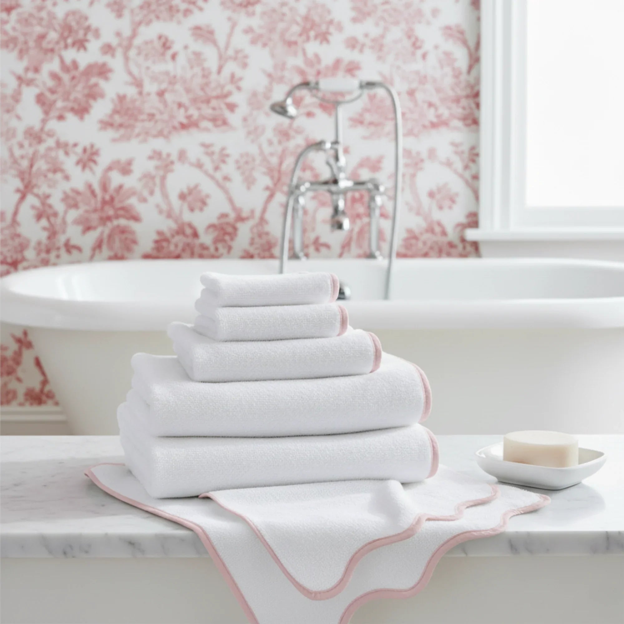 Bath Towels – Fluffy, Ultra Soft & Highly Absorbent (4 pieces) - Lotus Linen