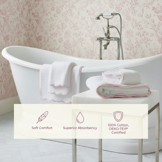 Bath Towels – Fluffy, Ultra Soft & Highly Absorbent (4 pieces) - Lotus Linen