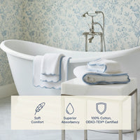 Bath Towels – Fluffy, Ultra Soft & Highly Absorbent (4 pieces) - Lotus Linen