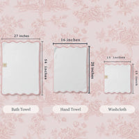 Bath Towels – Fluffy, Ultra Soft & Highly Absorbent (4 pieces) - Lotus Linen