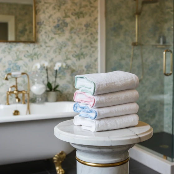 Bath Towels – Fluffy, Ultra Soft & Highly Absorbent (4 pieces) - Lotus Linen