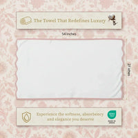 Bath Towels – Fluffy, Ultra Soft & Highly Absorbent (4 pieces) - Lotus Linen