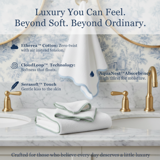Scallop Piping Bath Sheet – Oversized Bathroom Towel