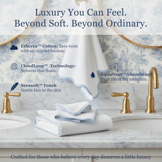 Scallop Piping Bath Sheet – Oversized Bathroom Towel