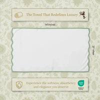 Bath Towels – Fluffy, Ultra Soft & Highly Absorbent (4 pieces) - Lotus Linen