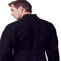 Waffle Kimono Spa Bathrobe for Men - Absorbent, Lightweight - Lotus Linen