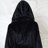 Women’s Plush Hooded Robe - Spa-Worthy Comfort at Home - Lotus Linen