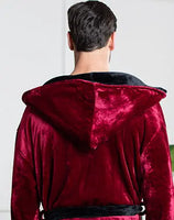 Men’s Robe with Hood – Ultra-Soft Plush Comfort for Everyday Use - Lotus Linen