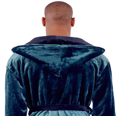 Men’s Robe with Hood – Ultra-Soft Plush Comfort for Everyday Use - Lotus Linen