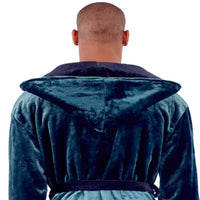 Men’s Robe with Hood – Ultra-Soft Plush Comfort for Everyday Use - Lotus Linen