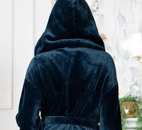 Women’s Plush Hooded Robe - Spa-Worthy Comfort at Home - Lotus Linen