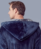 Men’s Robe with Hood – Ultra-Soft Plush Comfort for Everyday Use - Lotus Linen
