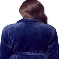 Women's Ultra Soft Plush Bathrobe - Lotus Linen