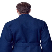 Waffle Kimono Spa Bathrobe for Men - Absorbent, Lightweight - Lotus Linen
