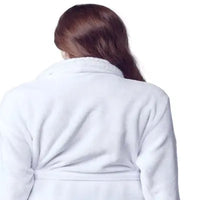 Women's Ultra Soft Plush Bathrobe - Lotus Linen