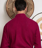 Waffle Kimono Spa Bathrobe for Men - Absorbent, Lightweight - Lotus Linen