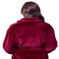 Women's Ultra Soft Plush Bathrobe - Lotus Linen