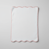 Scallop Piping Bath Sheet – Oversized Bathroom Towel
