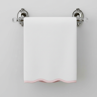 Luxury Scallop Piping Bath Towel Sets (6-Piece)