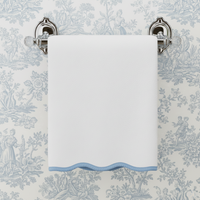 Luxury Scallop Piping Cotton Bath Mat