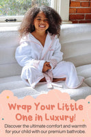 Kids Plush Robe – Ultra Soft, Safe & Cozy for Toddlers & Kids - Lotus Linen