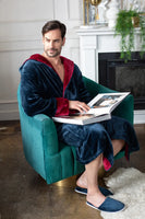 Men’s Robe with Hood – Ultra-Soft Plush Comfort for Everyday Use - Lotus Linen