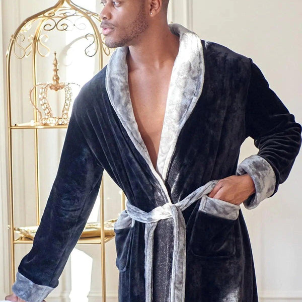 Cozy Mens Plush Robes – Built for Comfort, Designed to Last - Lotus Linen