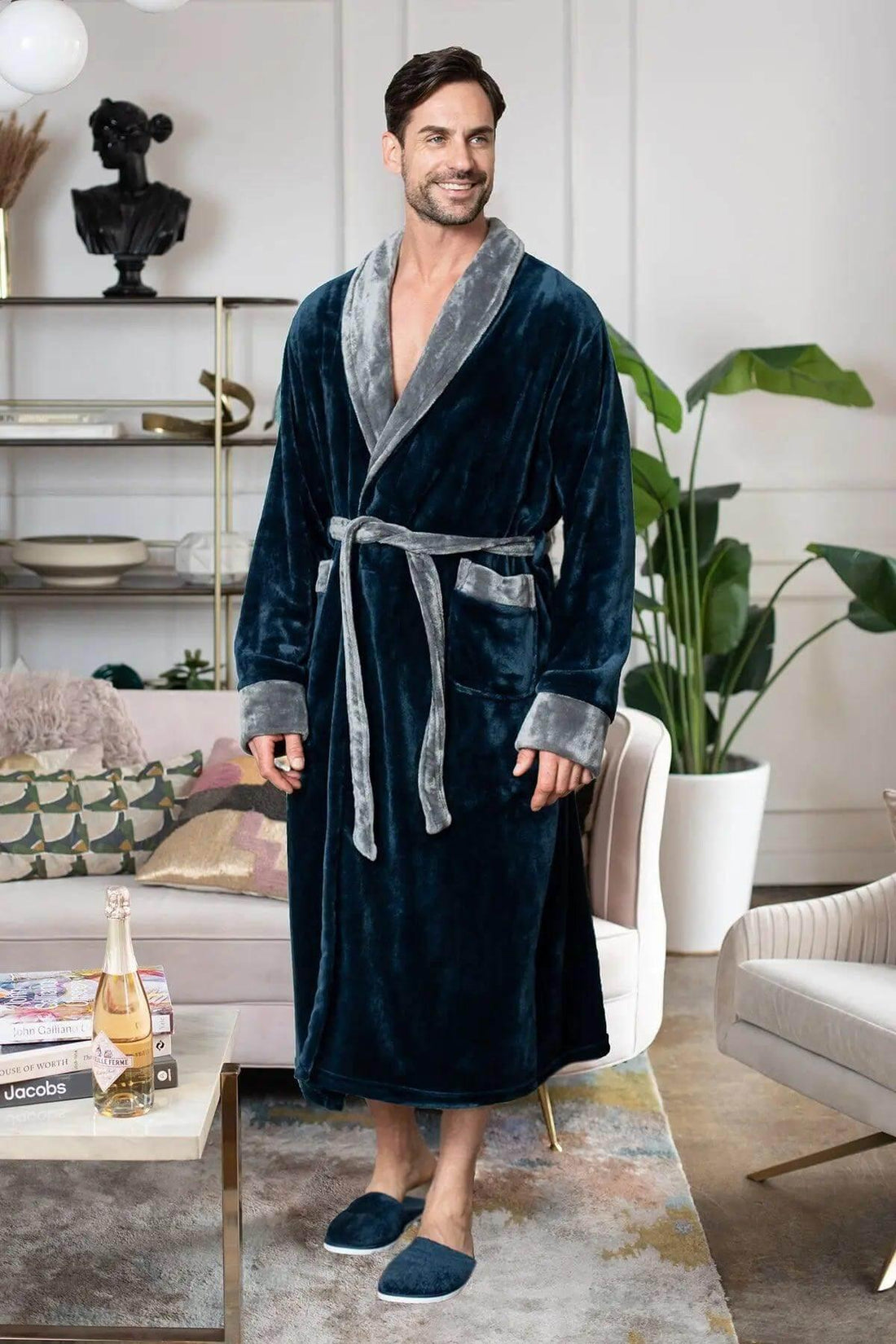 Cozy Mens Plush Robes – Built for Comfort, Designed to Last - Lotus Linen