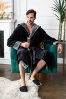 Men’s Robe with Hood – Ultra-Soft Plush Comfort for Everyday Use - Lotus Linen