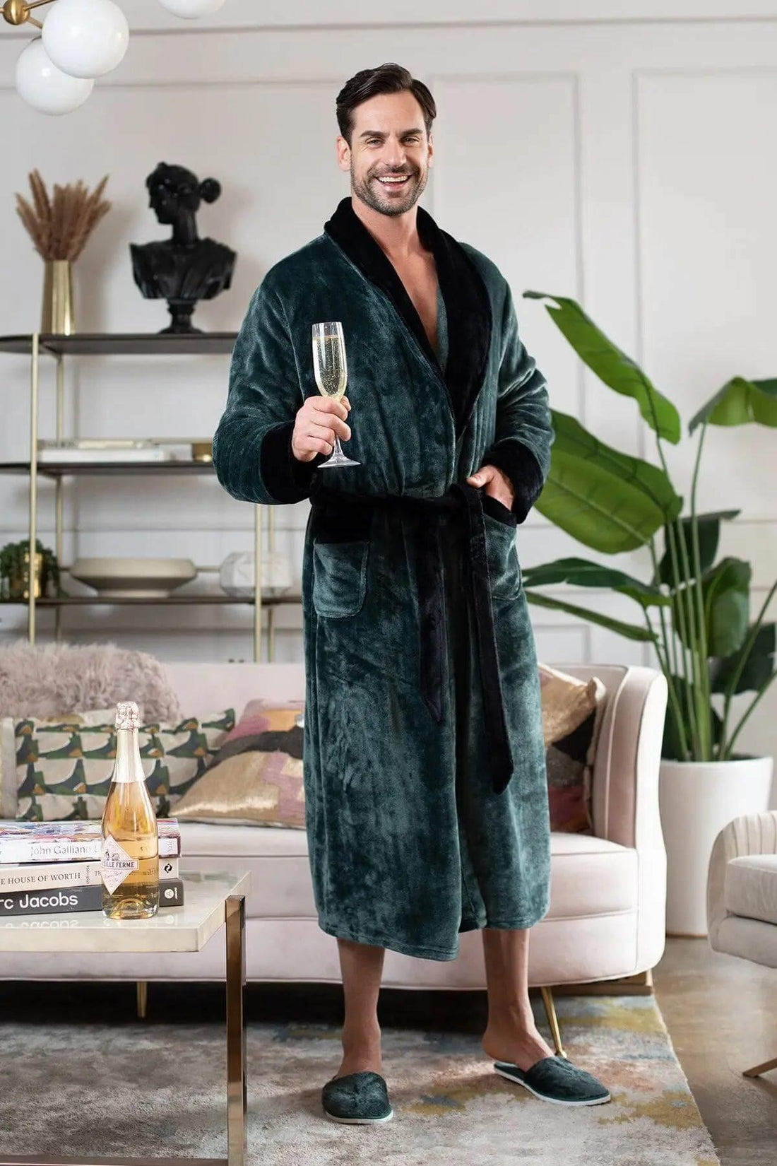Cozy Mens Plush Robes – Built for Comfort, Designed to Last - Lotus Linen