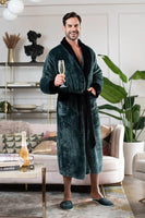 Cozy Mens Plush Robes – Built for Comfort, Designed to Last - Lotus Linen