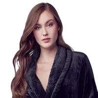 Women's Ultra Soft Plush Bathrobe - Lotus Linen