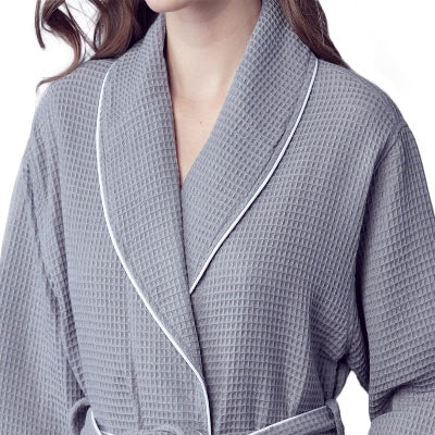 Women's Piped Waffle Robes
