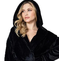 Women’s Plush Hooded Robe - Spa-Worthy Comfort at Home - Lotus Linen