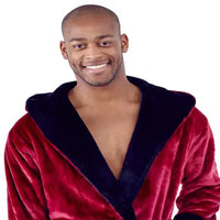 Men’s Robe with Hood – Ultra-Soft Plush Comfort for Everyday Use - Lotus Linen