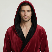 Men’s Robe with Hood – Ultra-Soft Plush Comfort for Everyday Use