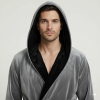 Men’s Robe with Hood – Ultra-Soft Plush Comfort for Everyday Use
