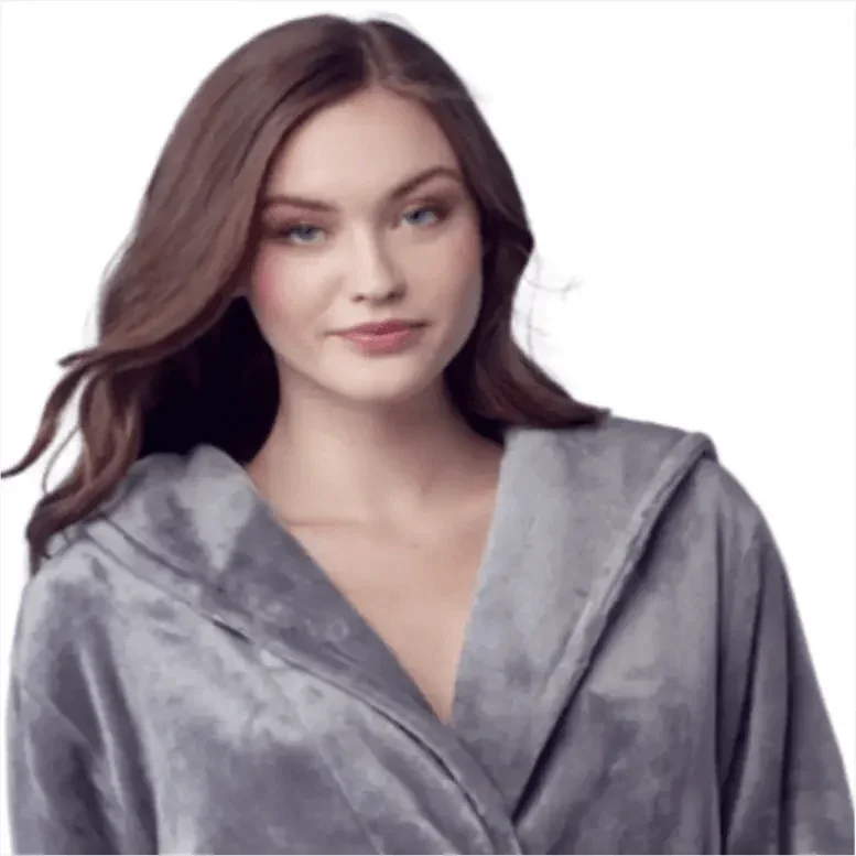 Women’s Plush Hooded Robe - Spa-Worthy Comfort at Home - Lotus Linen
