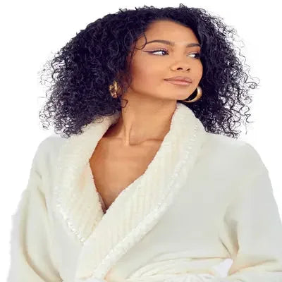 Women's Ultra Soft Plush Bathrobe - Lotus Linen