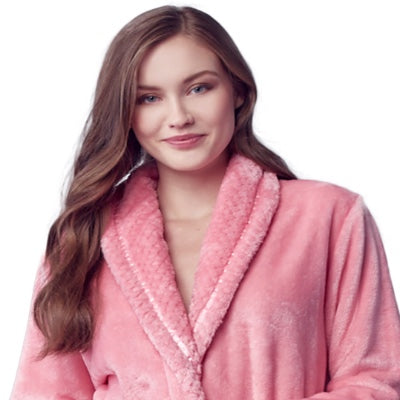 Women's Ultra Soft Fleece Bathrobe