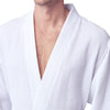Waffle Kimono Spa Bathrobe for Men -  Absorbent, Lightweight